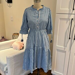 Barefoot Blonde Collection (Australian Brand) Peggy Dress in blue